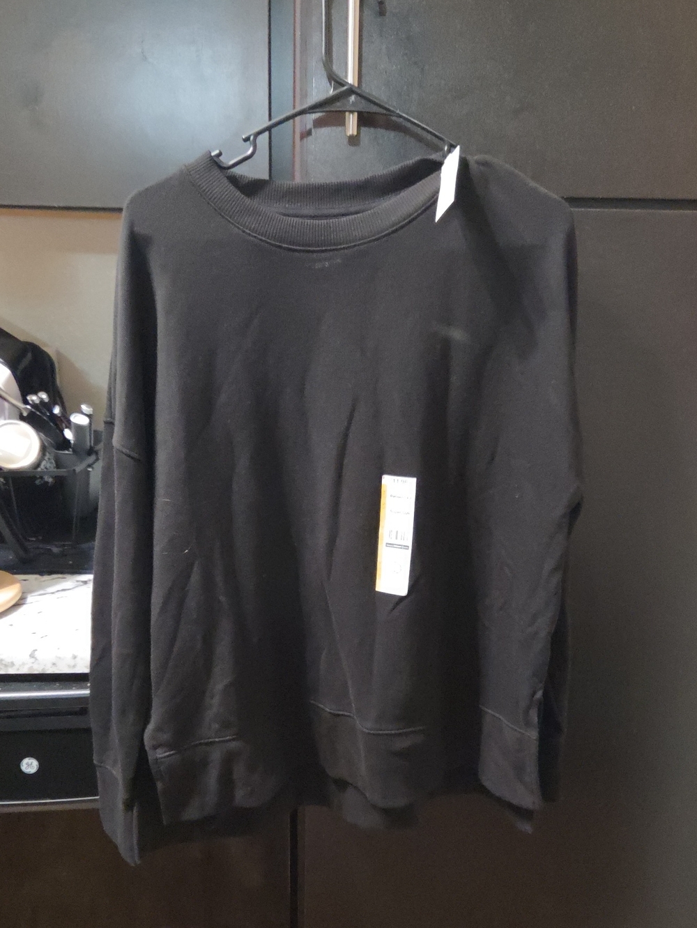 Men's Or Womens Classic Crewneck Sweatshirt - Black
